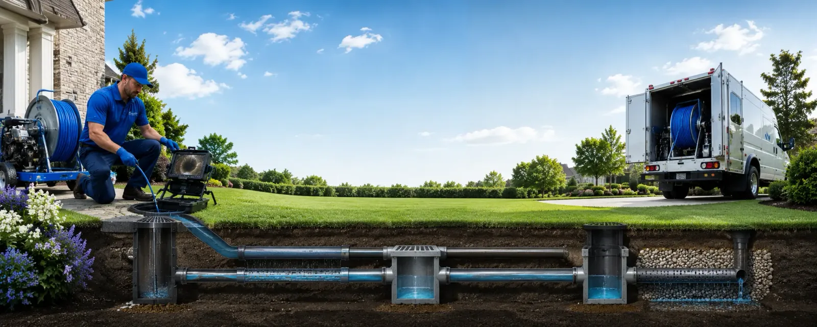 Outdoor drain cleaning information for Iron City, TN